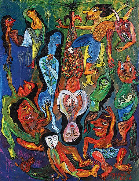 Nasirun - Mythological Scene comparable sale