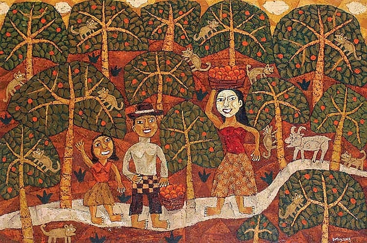 Bonny Setiawan - Family in the Fruit Grove comparable sale