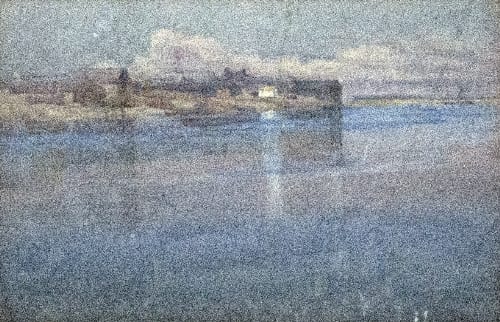 Alfred James Collister comparable auction result: alfred james collister british 1869 1964 on the river orwell essex dated 9 8 1906 watercolour 33cm x 49cm provenance roland goslett gallery