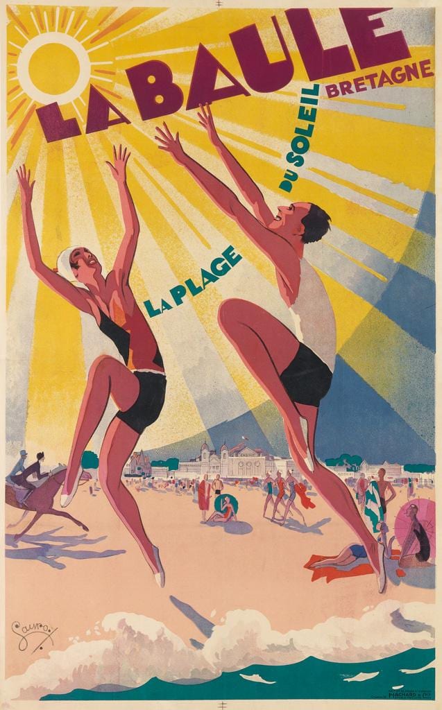 maurice lauro 1878 la baule 1930 38x24 inches 98x61 cm hachard paris · Swann Auction Galleries · 2017-08-02 Maurice Lauro comparable auction result: maurice lauro 1878 la baule 1930 38x24 inches 98x61 cm hachard paris