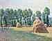 Claude Monet (1840-1926) Les meules à Giverny oil on canvas 24 ½ x 31 7/8 i comparable sale