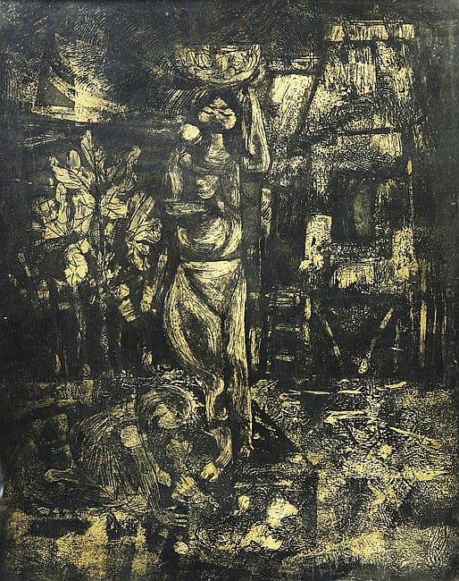Manuel Rodriguez comparable auction result: manuel rodriguez b 1915 mother and child