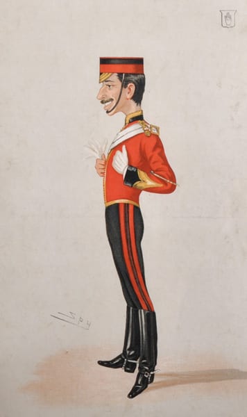 After Leslie Matthew Ward 'Spy' (1851-1922) British. "The Mite", a Vanity Fair, Print, 12.5" x 7.5". sold by John Nicholson's Fine Art Auctioneers & Valuers, lot 29 — auction record photograph
