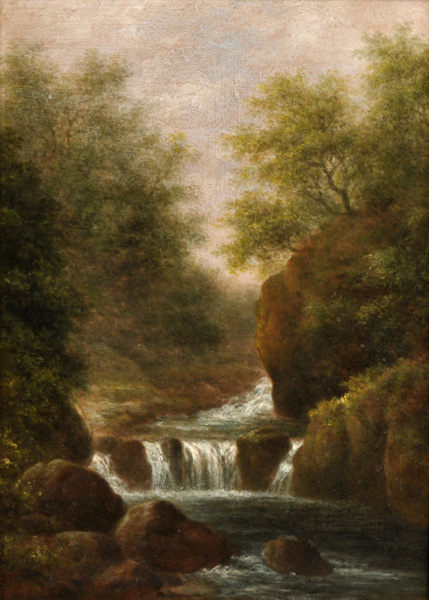 William Ward Gill comparable auction result: william ward gill 1823 1894 british falls at entwistle nr bolton oil on board signed 10 x 7 25