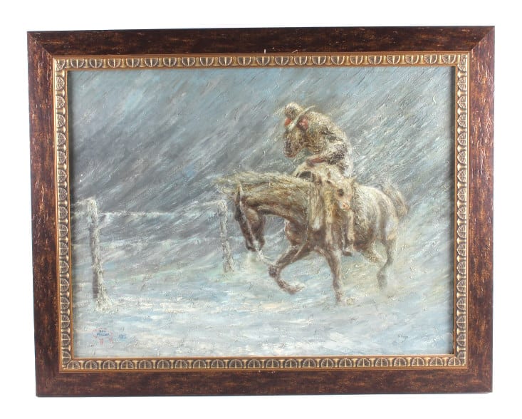original dan muller oil on canvas painting · North American Auction Company · 2017-08-05 Dan Muller comparable auction result: original dan muller oil on canvas painting