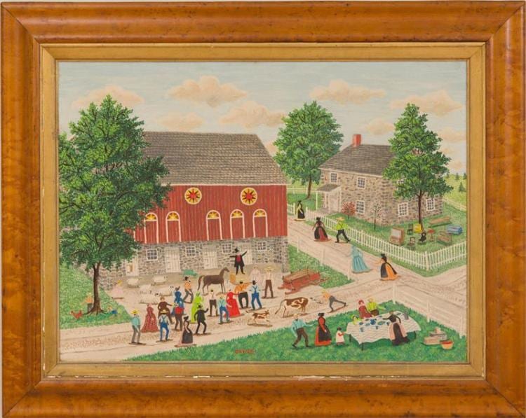 Albert Webster Davies comparable auction result: albert webster davies 1889 1967 a country auction