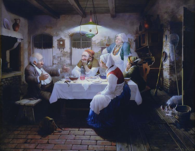 Vida Gabor comparable auction result: vida gabor the fisherman