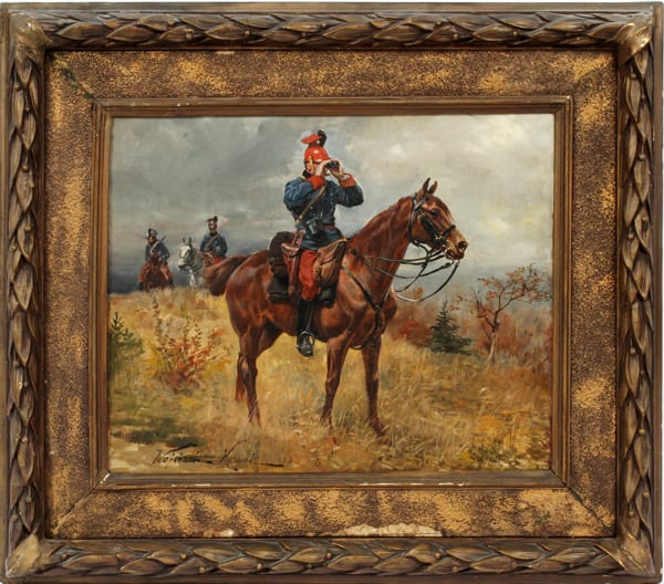 wojciech kossak oil on canvas 1888 · DuMouchelles · 2017-08-20 Wojciech Kossak comparable auction result: wojciech kossak oil on canvas 1888