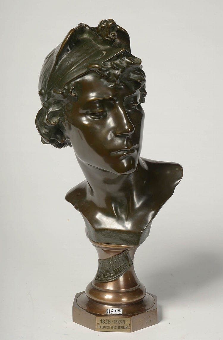Jacques François Marin comparable auction result: sculptures