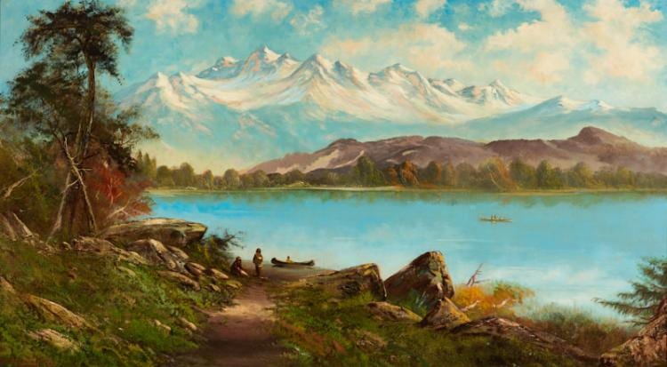 William Weaver Armstrong comparable auction result: william weaver armstrong canadian rockies