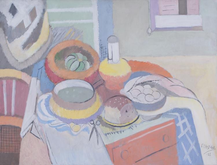Robert Casper comparable auction result: robert casper still life with scissors