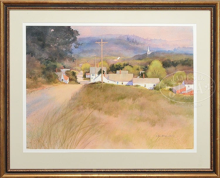 Joyce Williams comparable auction result: joyce williams american 20th century new england spring