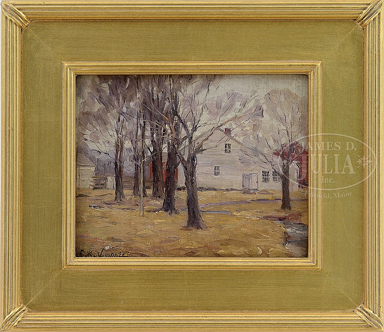 Clark Greenwood Voorhees comparable auction result: clark greenwood voorhees american 1871 1933 the white salt box