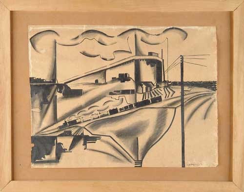 Arthur Lett-Haines comparable auction result: arthur lett haines british 1894 1978 the steam train