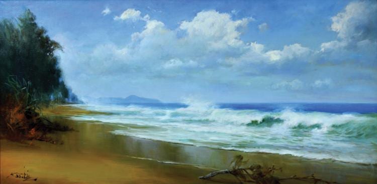 Basoeki Abdullah | Pemandangan Pantai comparable sale