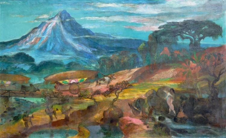 Hendra Gunawan | A Beautiful Landscape comparable sale