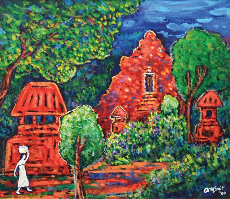 Arie Smit | Temple in a Village comparable sale