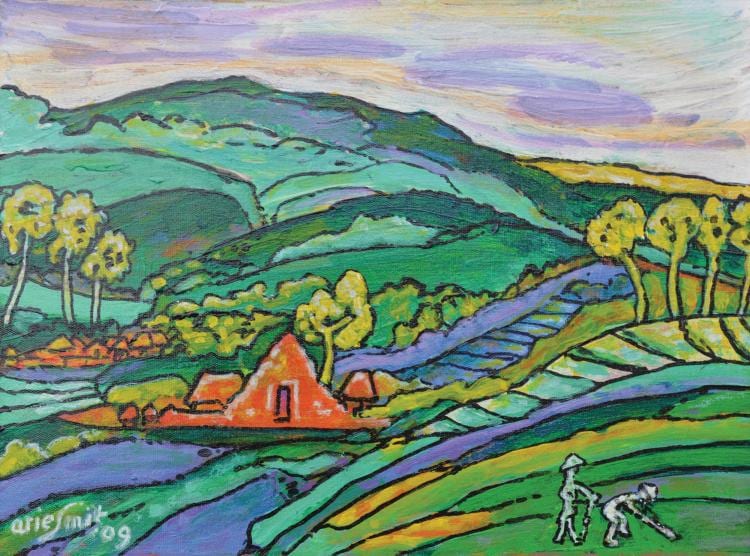 Arie Smit | Landscape in Bali comparable sale