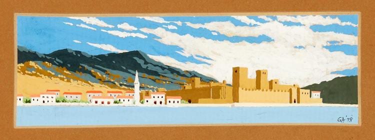 William Gronow Davis comparable auction result: william gronow davis born 20th century turkish landscapes 1978 gouache on paper 3