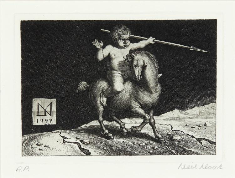Neil Moore comparable auction result: neil moore born 1950 untitled 1997 etching