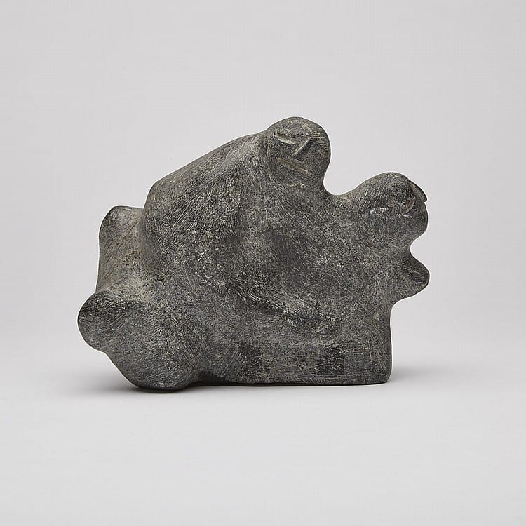 mary ayaq anowtalik 1938 playful family stone 5 x 6 x 3 5 12 7 x 15 2 x 8 9 cm · Waddington's · 2017-08-31 Mary Ayaq Anowtalik comparable auction result: mary ayaq anowtalik 1938 playful family stone 5 x 6 x 3 5 12 7 x 15 2 x 8 9 cm