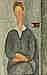 Amedeo Modigliani (1884-1920) Jeune homme roux assis oil on canvas 39½ x 25 comparable sale