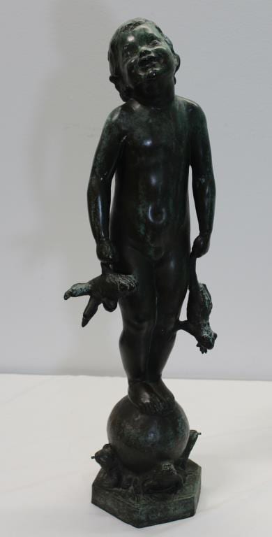 PARSONS, Edith Barrette. Bronze Fountain. sold by Clarke Auction Gallery, lot 155 — auction record photograph
