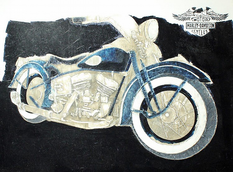 jonathan aiken harley davidson study · Gormleys Art Auctions · 2017-09-05 Jonathan Aiken comparable auction result: jonathan aiken harley davidson study