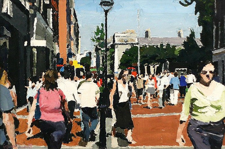 Stephen Cullen comparable auction result: stephen cullen looking down grafton street