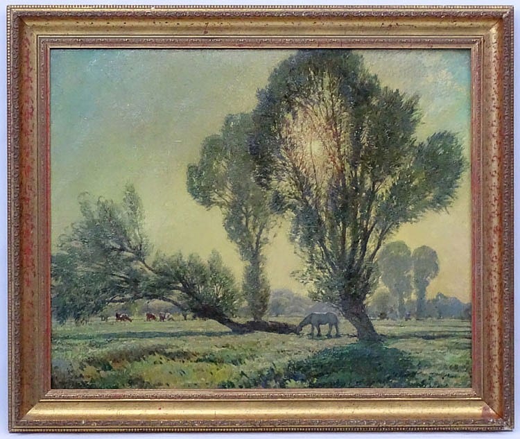 John Charles Moody comparable auction result: john charles moody 1884 1962 oil on canvas ev