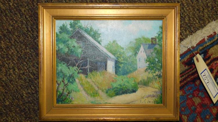 Elizabeth Galbraith Jewell comparable auction result: elizabeth galbraith jewell am 1874 1956 cottage scene