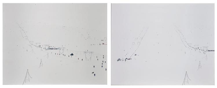 Walter Niedermayr comparable auction result: walter niedermayr b 1952 vedretta piana i 1996