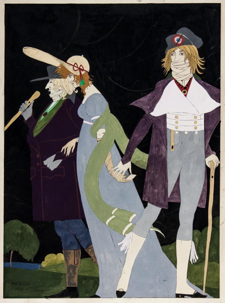 Paul Allier comparable auction result: paul allier incroyable et merveilleuse 1920