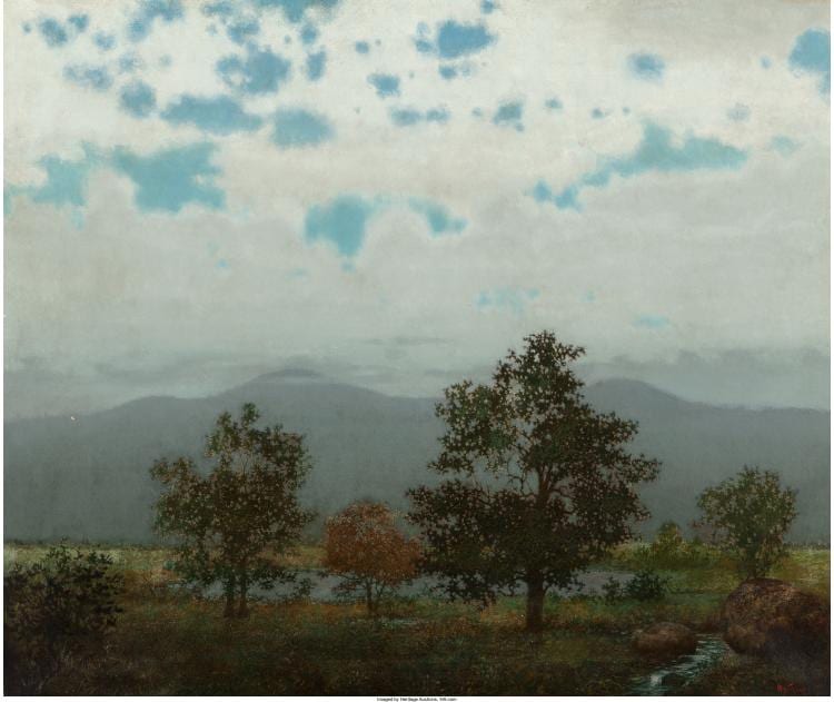 Harry Willson Watrous comparable auction result: harry willson watrous american 1857 1940 the source oil on canvas 25 1 4 x 30