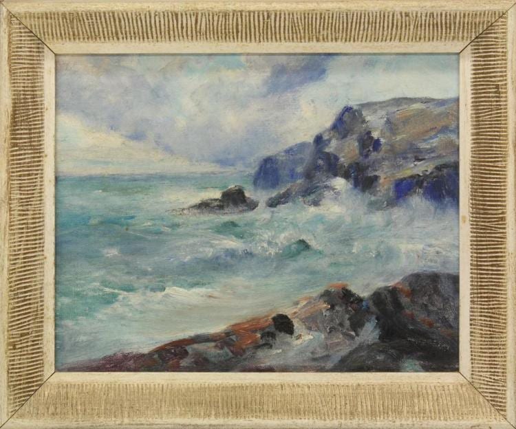George A Newman comparable auction result: george a newman 1875 1965 pennsylvania rocks and coast