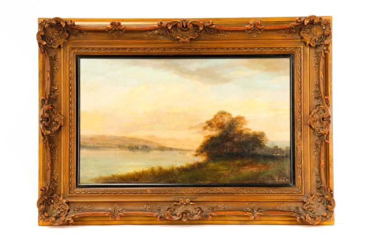Alphonse Leon Noël comparable auction result: alphonse leon noel barbizon school landscape o c