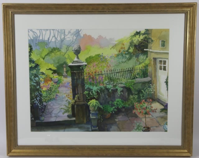 John McClelland comparable auction result: john mcclelland american 1919 2016 watercolor