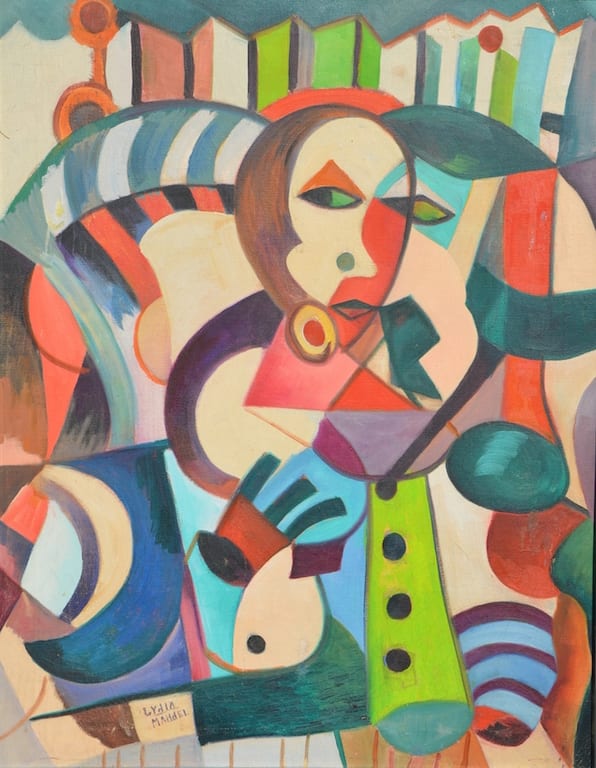 Lydia Mandel comparable auction result: lydia mandel 1900 russian ukrainian french
