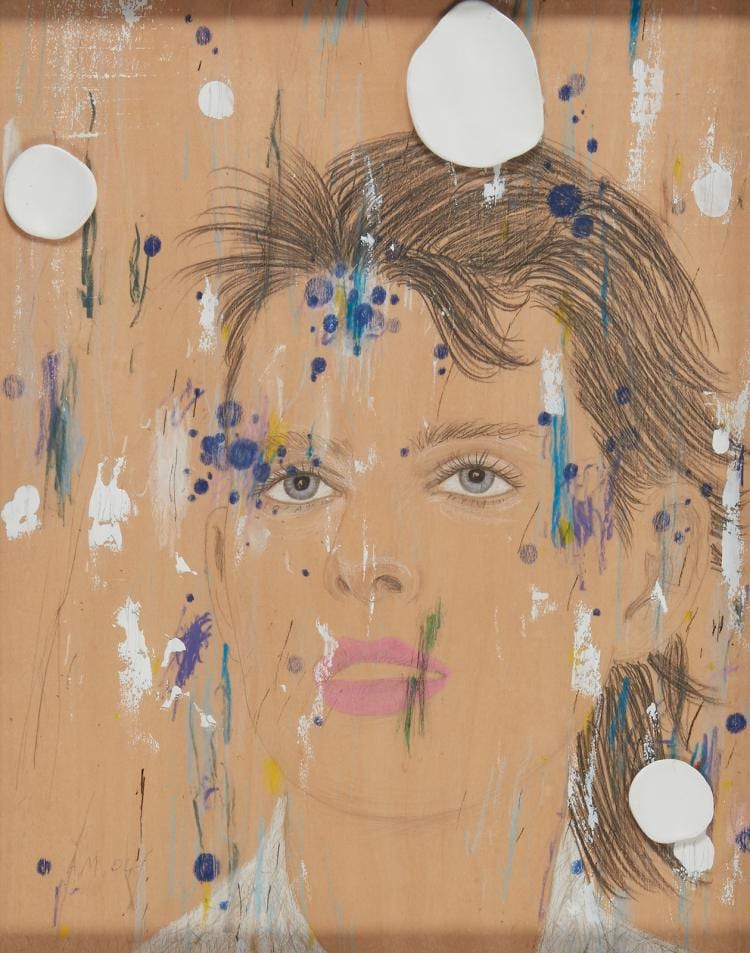 Andrew Mania comparable auction result: paint face by andrew mania