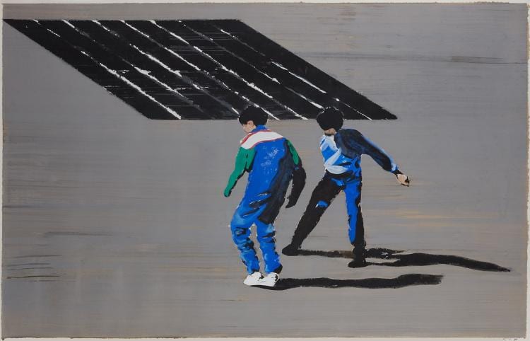Koen Vermeule comparable auction result: very nice king size gouache by koen vermeule