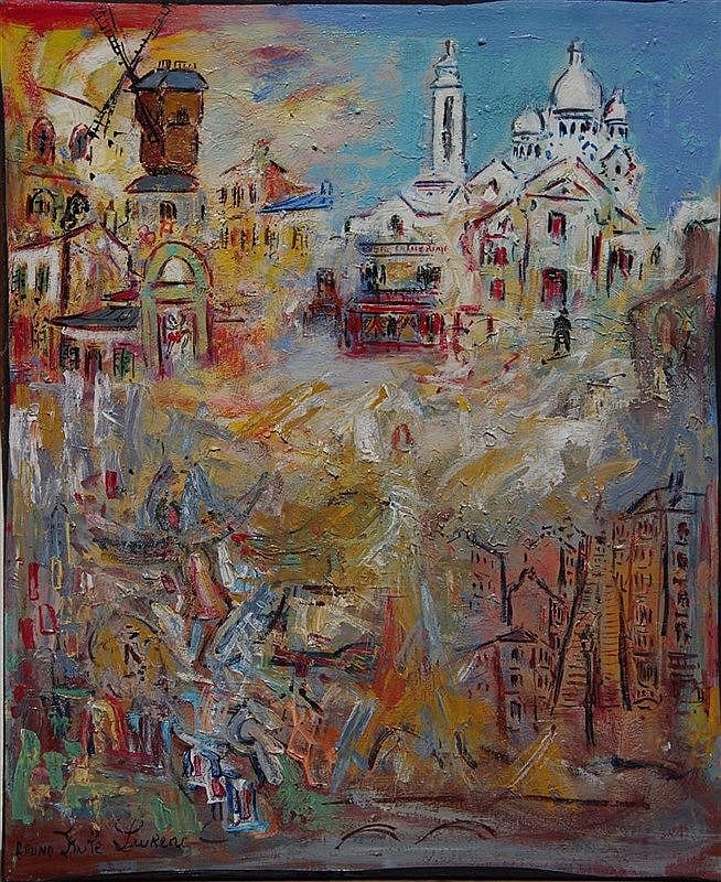 bruno emile laurent 1928 montmartre f erie place du tertre et moulin · Arles Enchères · 2017-10-07 Bruno Emile Laurent comparable auction result: bruno emile laurent 1928 montmartre f erie place du tertre et moulin