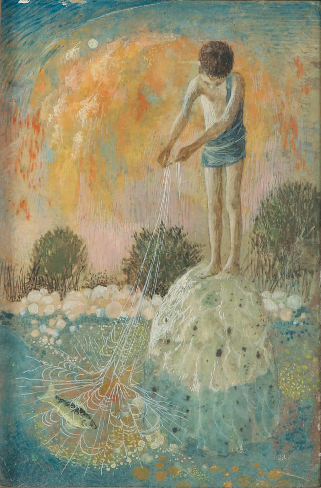 don w lord surrealist ptg boy with fishing net · Concept Art Gallery · 2017-10-21 Don W. Lord comparable auction result: don w lord surrealist ptg boy with fishing net