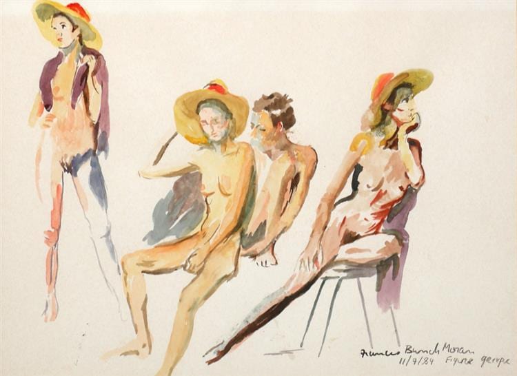 frances bunch moran 1928 2002 figure group 1984 · Whyte's · 2017-10-23 Frances Bunch Moran comparable auction result: frances bunch moran 1928 2002 figure group 1984