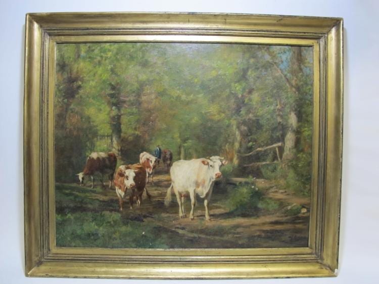 Adolphe Charles Marais comparable auction result: adolphe charles marais 1856 1940 oil on canvas painting