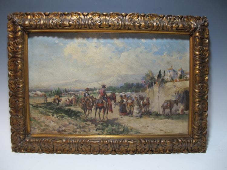 Manuel Mensa Salas comparable auction result: manuel mensa salas 1875 1938 spanish artist painting