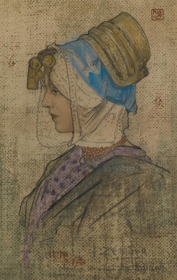 Nicolaas Wilhelm Jungmann comparable auction result: nico jungmann 1872 1935 zeeland woman