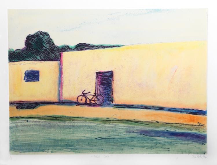 stephen lack pale day etching · RoGallery · 2017-10-19 Stephen Lack comparable auction result: stephen lack pale day etching