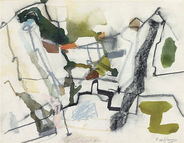 Eugene de Kermadec comparable auction result: eugene de kermadec 1899 1976 les signes du destin 1974
