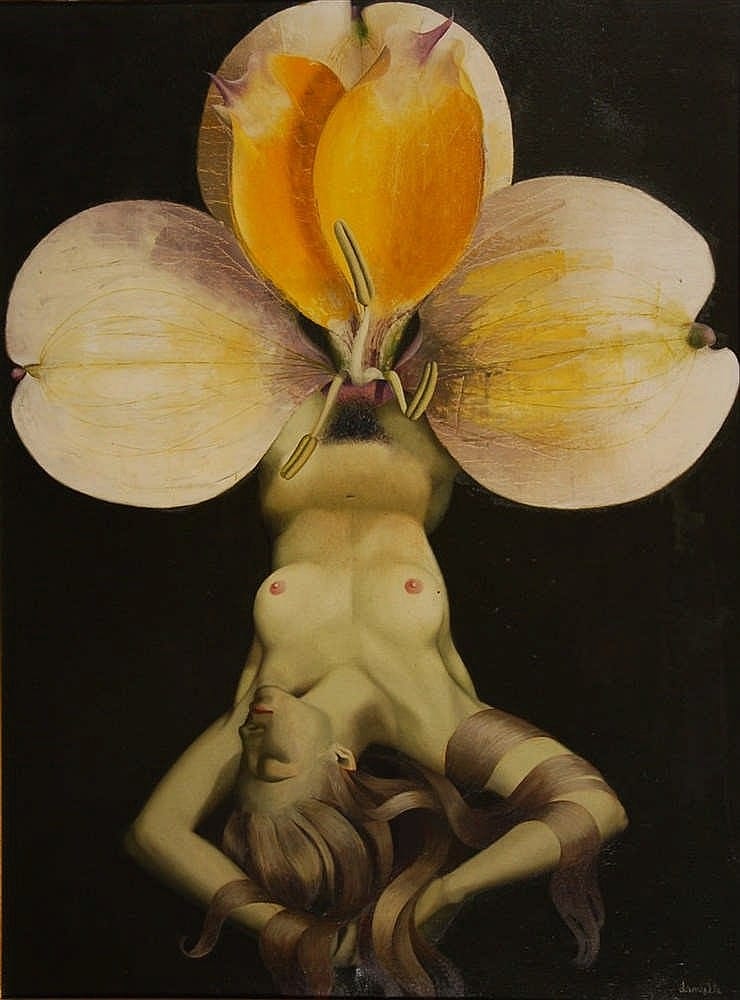 Danielle comparable auction result: danielle 1944 nu la fleur panouie