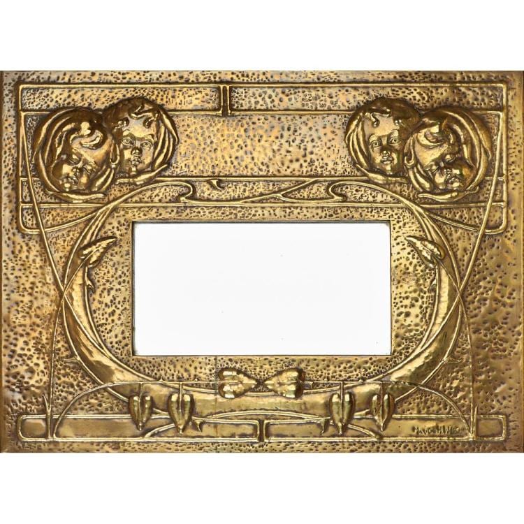 Marion Henderson Wilson comparable auction result: marion henderson wilson 1869 1956 glasgow style brass wall mirror circa 1900 52cm x 71cm